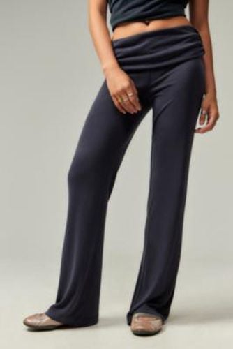 Foldover Flared Trousers - XL at Urban Outfitters - Light Before Dark - Modalova