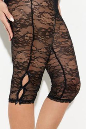 Lace Capri Pants - Black XS at Urban Outfitters - Kimchi Blue - Modalova