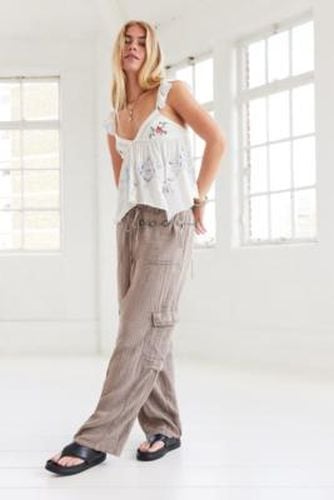 Mushroom Cody Crinkle Cocoon Pants - Mushroom S at Urban Outfitters - BDG - Modalova