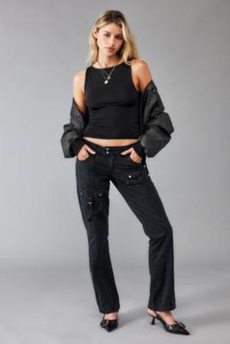 Black Y2K Romi Bootcut Cargo Pants - Black 2XS Longer at Urban Outfitters - BDG - Modalova