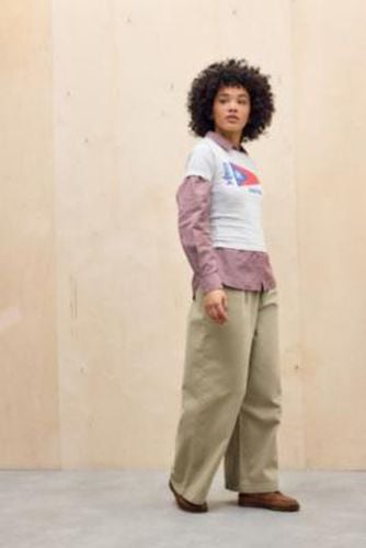 Rey Wide Leg Chino Trousers - XS at Urban Outfitters - BDG - Modalova