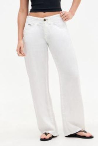 Kayla Lowrider Linen Trousers - XS at Urban Outfitters - BDG - Modalova