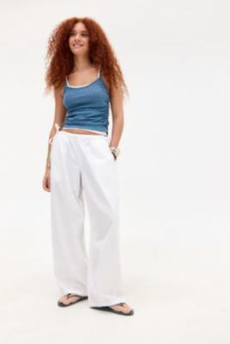 Bobbi Side-Tie Poplin Trousers - XS at Urban Outfitters - BDG - Modalova