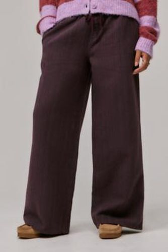 Burgundy Ami Stripe Trousers - S at Urban Outfitters - BDG - Modalova