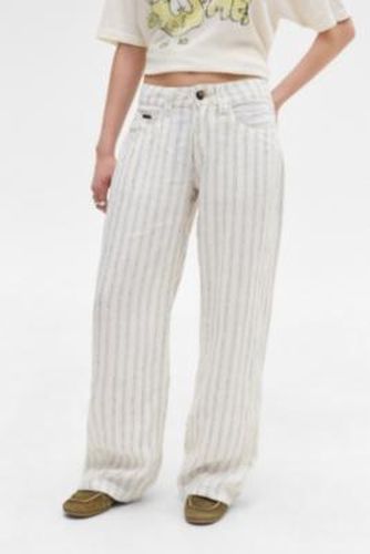 Kayla Stripe Linen Trousers - XS at Urban Outfitters - BDG - Modalova