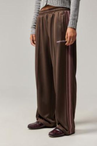 Iets frans. Tricot Straight Leg Track Pants - Brown XS at Urban Outfitters - iets frans... - Modalova