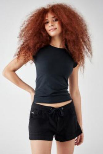 Black Linen Shorts - Black 2XS at Urban Outfitters - BDG - Modalova