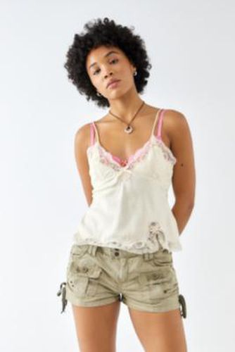 Chloe Ruched Y2K Shorts - Khaki XS at Urban Outfitters - BDG - Modalova