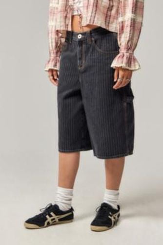 Astrid Longline Pinstripe Grey Wash Jorts - 24 at Urban Outfitters - BDG - Modalova