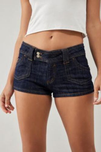 Piper Dark-Wash Micro Shorts - Dark Blue L at Urban Outfitters - BDG - Modalova