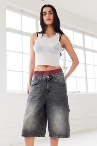 Astrid Longline Washed Black Jorts - Brown 34 at Urban Outfitters - BDG - Modalova