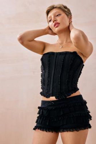 Mini Lace Bloomer Shorts - Black 2XS at Urban Outfitters - Kimchi Blue - Modalova