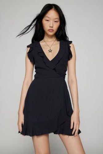 Ruby Wrap Dress - Black 2XS at Urban Outfitters - Kimchi Blue - Modalova