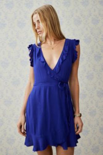 Ruby Wrap Dress - Purple XS at Urban Outfitters - Kimchi Blue - Modalova