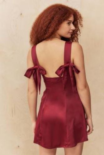 Bri Bow Mini Dress - XS at Urban Outfitters - Light Before Dark - Modalova