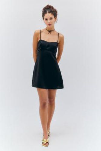 Bella Bow Tie-Back Mini Dress - 2XS at Urban Outfitters - Light Before Dark - Modalova
