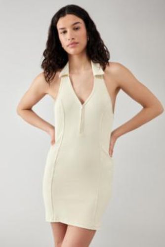 Reece Halterneck Mini Dress - Cream 2XS at Urban Outfitters - BDG - Modalova