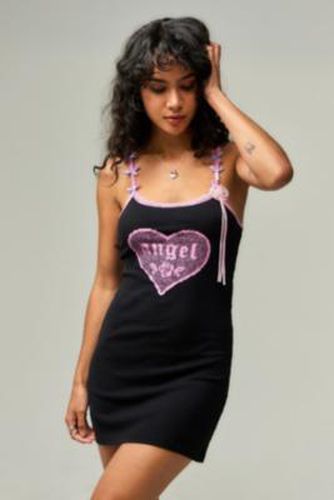 UO Angel Cami Mini Dress - Black 2XS at - Urban Outfitters - Modalova