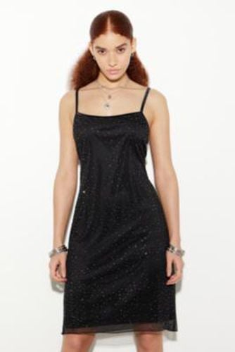 Rhinestone Midi Dress - Black 2XS at Urban Outfitters - Silence + Noise - Modalova