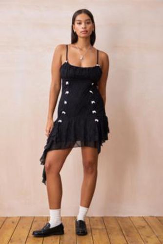 Brielle Lace Asymmetrical Mini Dress - 2XS at Urban Outfitters - Kimchi Blue - Modalova