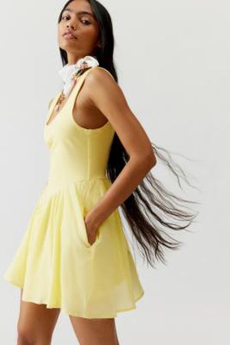 Daphne Mini Dress - Yellow 2XS at Urban Outfitters - Silence + Noise - Modalova