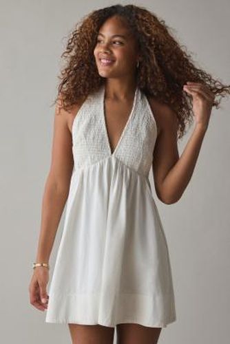 Iris Smocked Halterneck Dress - XS at Urban Outfitters - BDG - Modalova