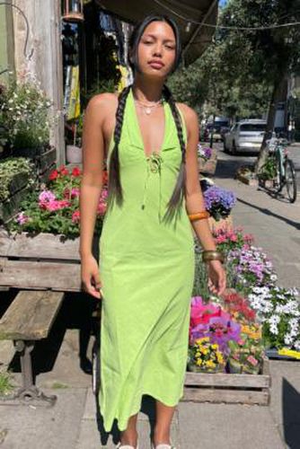 Danny Halter Midi Dress - Green XS at Urban Outfitters - BDG - Modalova