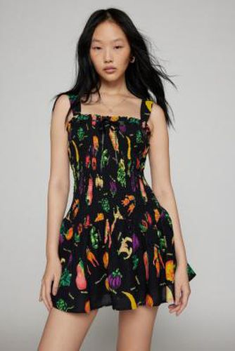 Suzette Smocked Mini Dress - 2XS at Urban Outfitters - Kimchi Blue - Modalova