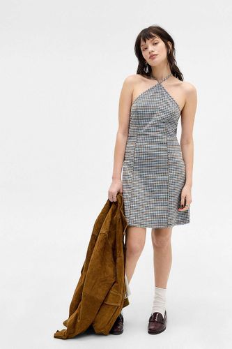 UO Riley Y-Neck Mini Dress - XS at - Urban Outfitters - Modalova