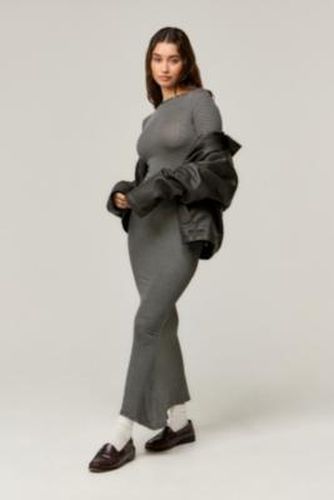 Aubrette Long Sleeve Maxi Dress - Grey XS at Urban Outfitters - BDG - Modalova