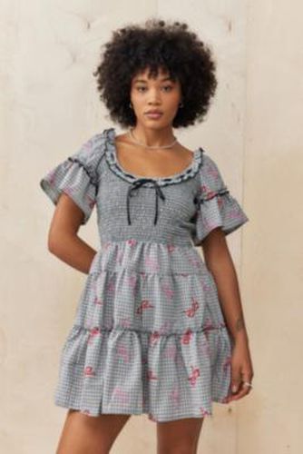 Juniper Embroidered Mini Dress XS at Urban Outfitters - Kimchi Blue - Modalova