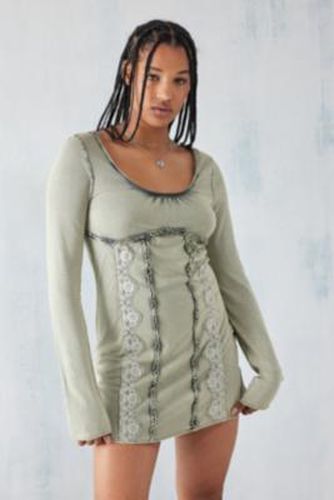Khaki Tiana Mini Dress - Khaki L at Urban Outfitters - BDG - Modalova