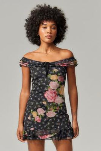 Albany Bardot Floral Mini Dress - S at Urban Outfitters - Kimchi Blue - Modalova