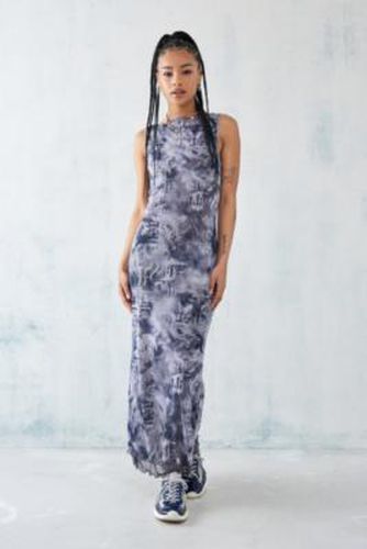 UO Pamela Mesh Slash Neck Maxi Dress - 2XS at - Urban Outfitters - Modalova