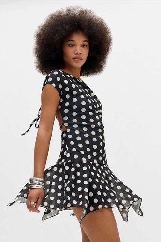 Robe courte en mesh dos nu Alyssa en taille: Large - Silence + Noise - Modalova