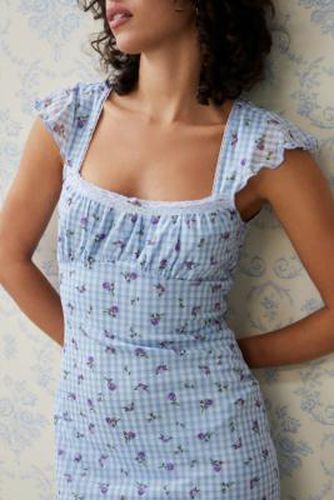 Kimchi Maisie Gingham Midi Dress - 2XS at Urban Outfitters - Kimchi Blue - Modalova