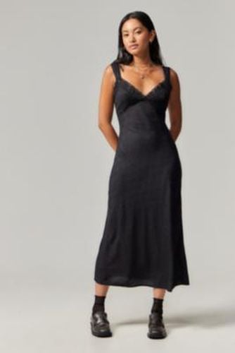 Bex Lingerie Slip Dress - Black 2XS at Urban Outfitters - Light Before Dark - Modalova