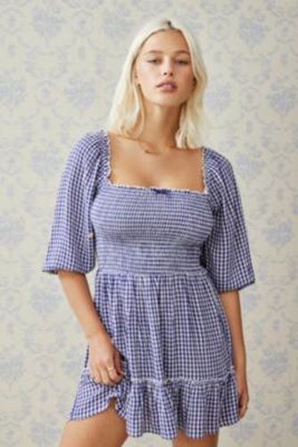 Lucia Gingham Mini Dress - 2XS at Urban Outfitters - Kimchi Blue - Modalova