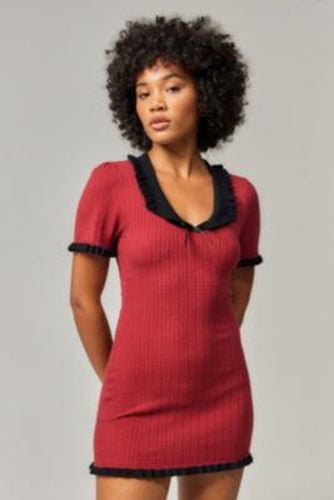 Mia Knit Collared Mini Dress - XS at Urban Outfitters - Kimchi Blue - Modalova