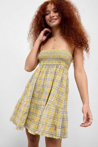 Dani Check Mini Dress - 2XS at Urban Outfitters - BDG - Modalova