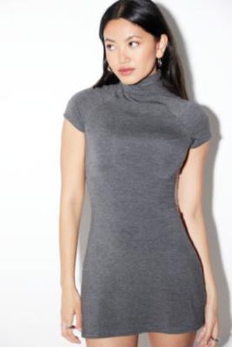 Gigi Mock Neck Mini Dress - Grey 2XS at Urban Outfitters - Silence + Noise - Modalova