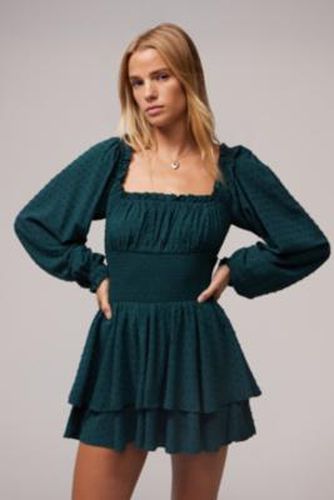 Rosie Playsuit - Green 2XS at Urban Outfitters - Kimchi Blue - Modalova