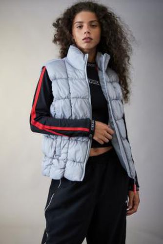 Iets frans. Ruched Puffer Gilet Jacket - Grey XS at Urban Outfitters - iets frans... - Modalova