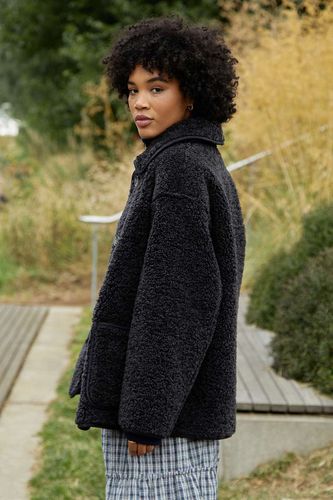 Borg Reversible Coat Jacket - S at Urban Outfitters - BDG - Modalova