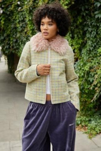 Mikey Faux Fur Collar Jacket XS at Urban Outfitters - Kimchi Blue - Modalova