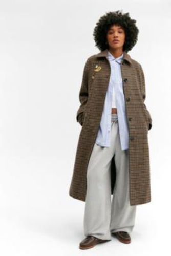 Check Wool Blend Coat Jacket - S at Urban Outfitters - BDG - Modalova