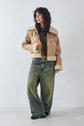 Cropped Alex Aviator Jacket - XS at Urban Outfitters - BDG - Modalova