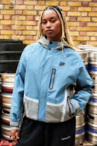 Iets frans. Taped Waterproof Shell Jacket - Blue XS at Urban Outfitters - iets frans... - Modalova