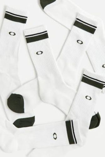 White Essential Socks 3-Pack - White at Urban Outfitters - Oakley - Modalova