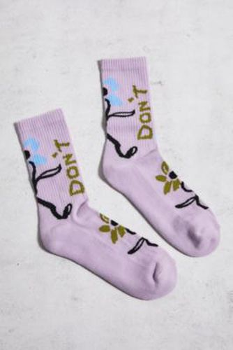 UO Don't Stress Socks - Lilac at - Urban Outfitters - Modalova